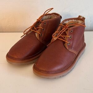 UGG Mens Chestnut Neumel Leather Chukka Boots, Sz 6 1095350